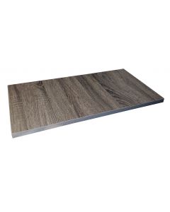 48" Rustic Grey Melamine Wood Shelves