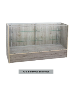 Barnwood Full Vision Display Cases 