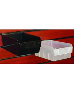 Slatwall Storage Shelfbox 200- Black