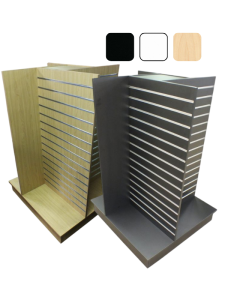 Slatwall 4-Way Pinwheel Merchandisers with Metal Inserts