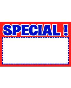 Special Price Card 7"X11"