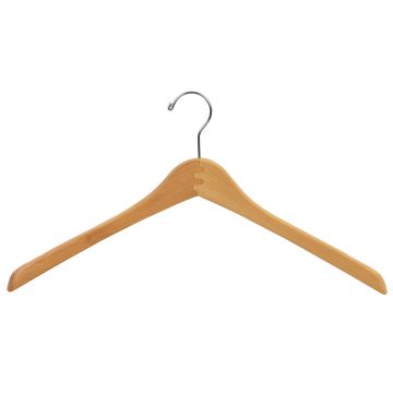17" Natural Gloss Shirt Hanger