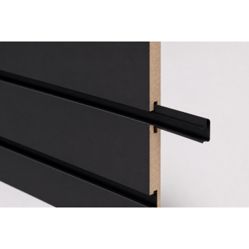 SLATWALL SNAP IN-BLACK