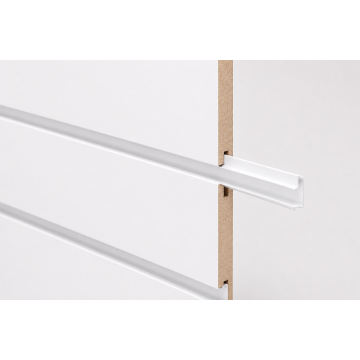 SLATWALL SNAP IN-WHITE