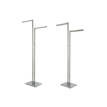Chrome 2 Way Clothing Rack  