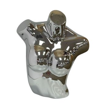 Mirrored Torso Mannequin Chrome