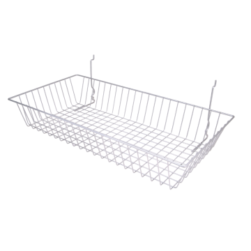 slatwall basket chrome