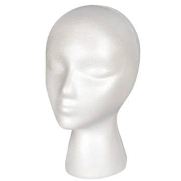 Styrofoam Female Head
