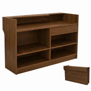 48" Ledgetop Counter - Walnut