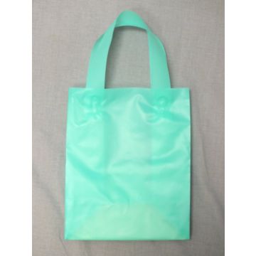 Medium Aqua Frosted Shopper