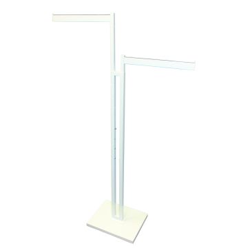 2 Way Straight Arm Rack-White