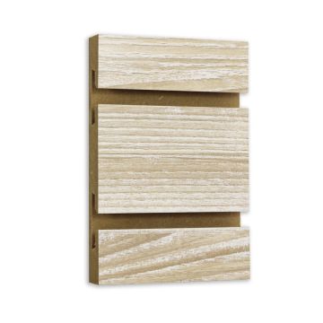 Ash Barnwood Melamine Rustic Slatwall