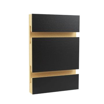 BLACK SLATWALL