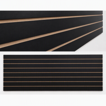 Black 6" on Cneter Slatwall Panel