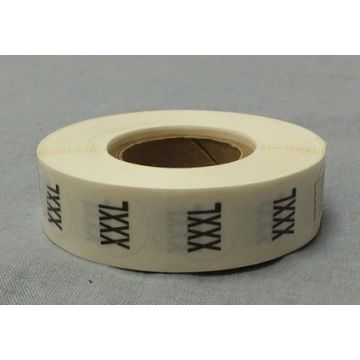 CIRCULAR STICKY LABEL- XXXL
