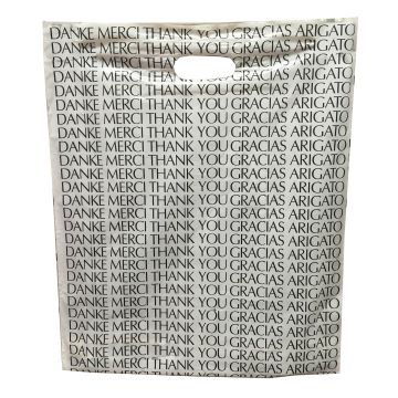 Patch Handle Thank You Bag
