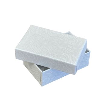 3 1/4''X2 1/4''X1'' White Jewelry Box | Box-2White