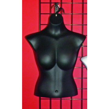 PLUS SIZE TOP FORM- BLACK
