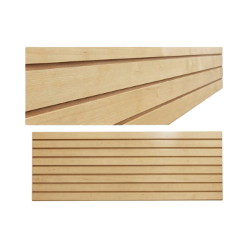 Maple Slatwall- 6'' OC