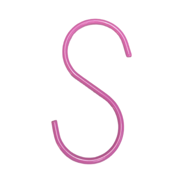 4 inch Pink S-Hooks
