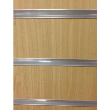 MAPLE SLATWALL- METAL EXTRUSIONS