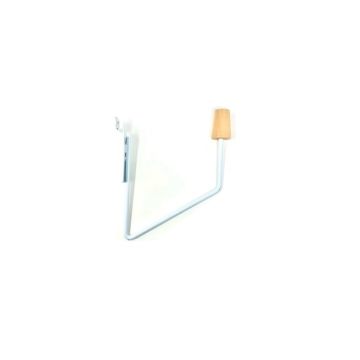 Slatwall Mounted Head Display Bracket - White