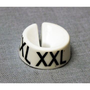 White Size Marker Size-XXL