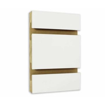 WHITE SLATWALL