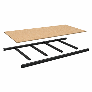 Wide Span Wood Shelf - 24 x 72