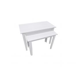 Large White Nesting Tables