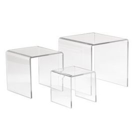 Acrylic Riser Set Of Three- 4", 6", 8"