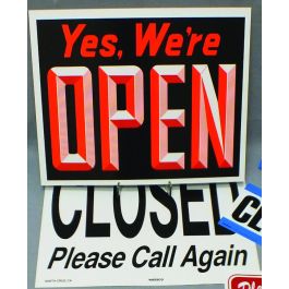60s USA KOOL 両面看板　OPEN CLOSE smallsigns__44252.1385178713.
