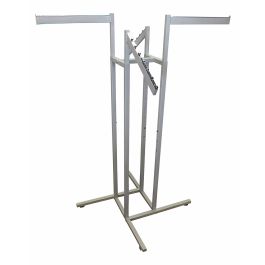Antique White Glimmer 4-Way Rack | Boutique Display – Barr Display