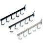 5 J-Hook Waterfall Slatwall Faceout- Black thumbnail