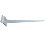 10'' Slatwall Shelf Bracket- White thumbnail