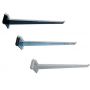 12'' Slatwall Shelf Bracket- Chrome thumbnail