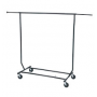 Matte Black Collapsible Garment Rack Extended thumbnail