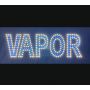 Led Vapor Sign - 9X30 White & Blue   thumbnail
