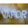 Led Vapor Sign - 9X30 White & Blue   thumbnail