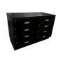  Luxury Counter With Drawers - Black thumbnail