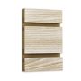 Ash Barnwood Melamine Slatwall- 6"OC with Metal Inserts thumbnail