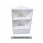 White Solid Shelf Corner Filler Display Cases thumbnail