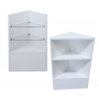 White Corner Filler Display Cases thumbnail