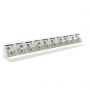 Planter Display For FlowerBoxes™ Gloss White- 47"L With Light thumbnail
