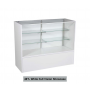 4' white full vision display case thumbnail