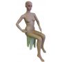PLASTIC FEMALE SITTING MANNEQUIN thumbnail
