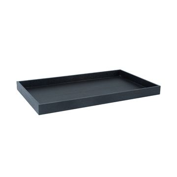 Stackable Plastic Tray- Black
