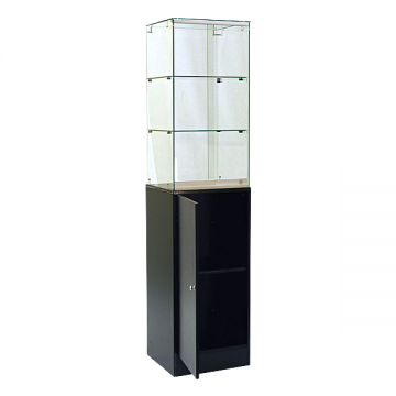 Frameless Storage Tower Case - Black Sku:10930B