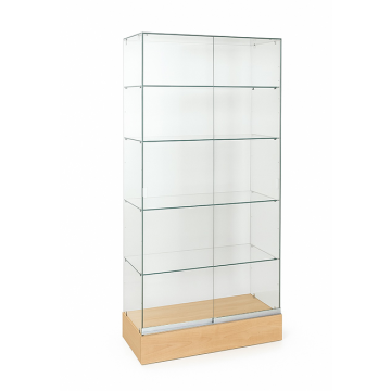 Glass Tower- Black Base 