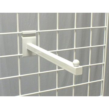 12" GRID FACEOUT-WHITE 